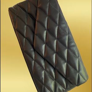 Saint Laurent • Large • Rectangular • Quilted • Foldover Clutch • BRAND NEW